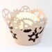 custom order clockwork cupcake wrapper on metallic paper x 60