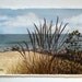 Rock Beach Original Seascape Watercolor Painting