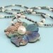 Abalone Pendant & Pearl Necklace