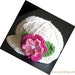 2T to 4T Crocheted baby cap/newsgirl/newsboy/visor beanie -- Soft Ecru, Hot pink, Pastel Pink and Hot Green