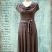 SALE - Feminine Brown Alice Dress (from Alice in wonderland)