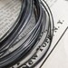 20 gauge hand antiqued black wire, dead soft (5 foot coil) (1.53 meters) rustic patina, blackened oxidized copper, 20g 20ga dark patina