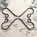 Dark brown vintage bronze color hypo allergenic Niobium ear wires (4 earwires or 2 pairs) hypoallergenic safe metal