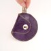 Purple Plum Leather Coin Purse / The Mini Gypsy Change Purse / Only ONE Left