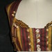 Belly Dance Costume, Striped Vest, Tribal or Gypsy, "Equinox 3"