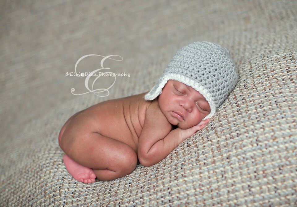 Baby Hat Newborn Hat Newborn Baby Earflap by BostonAvenueBabies