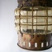 RESERVED FOR LAURIE vintage maritime hanging lantern cage light lighting patina copper lamp nautical fishing fisherman lighthouse rustic