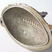 vintage silver football home decor mold ball mold industrial object art home decor game sports little league pee-wee men guys fall autumn