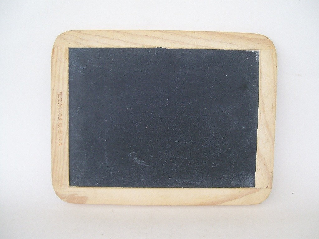 Old School Slate Chalk Board