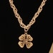 NECKLACE (pewter flower)