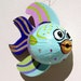 Coconut Fish Tropical Fish Hand Painted and Hand Crafted