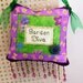 Garden Diva Boutique Pillow Handmade from Fabric Scraps