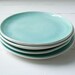 Storewide Sale Two Aqua Dessert Plates
