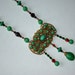 Dramatic 1920s Czech Peking glass necklace