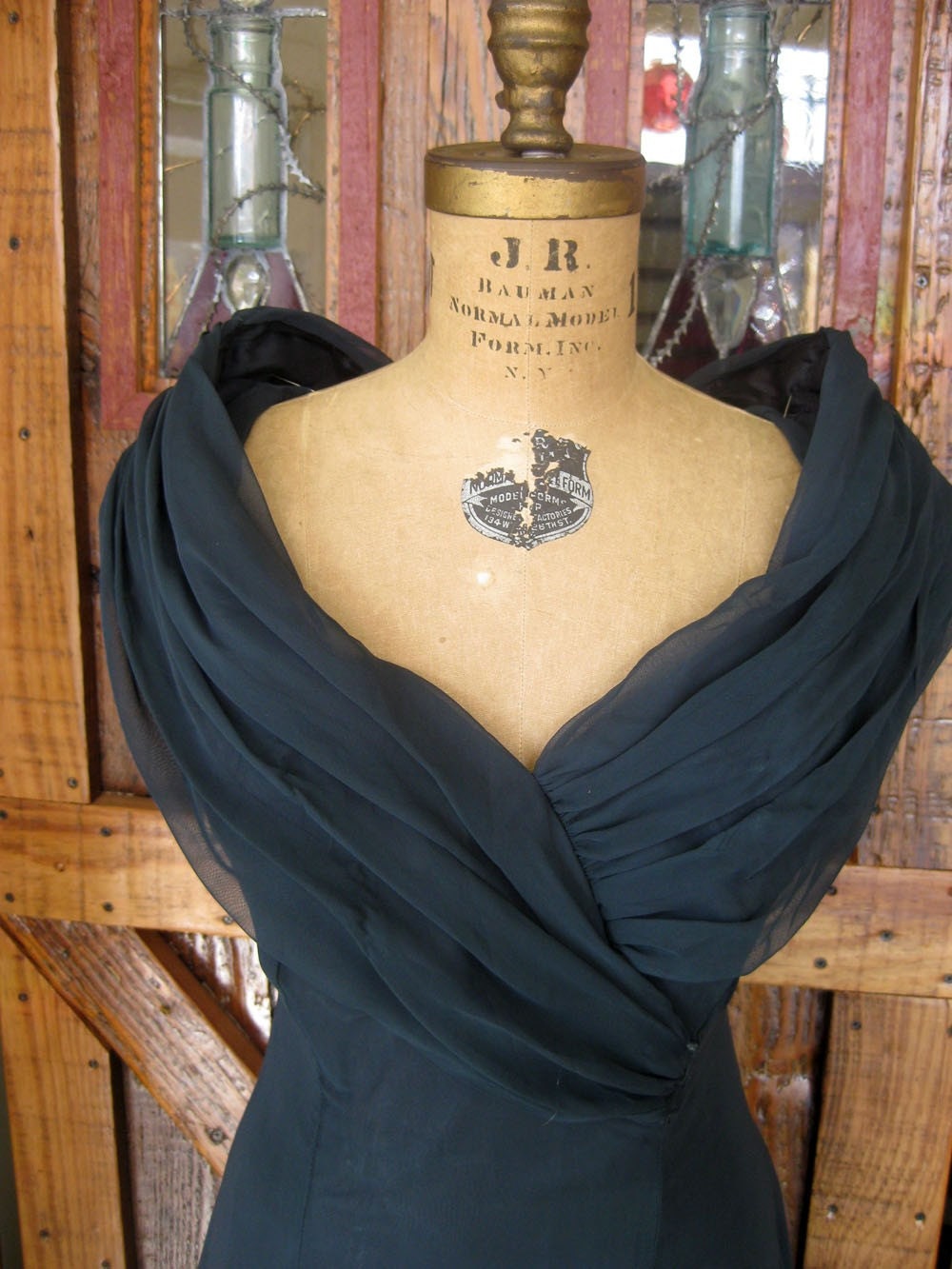 Portrait Collar Gown