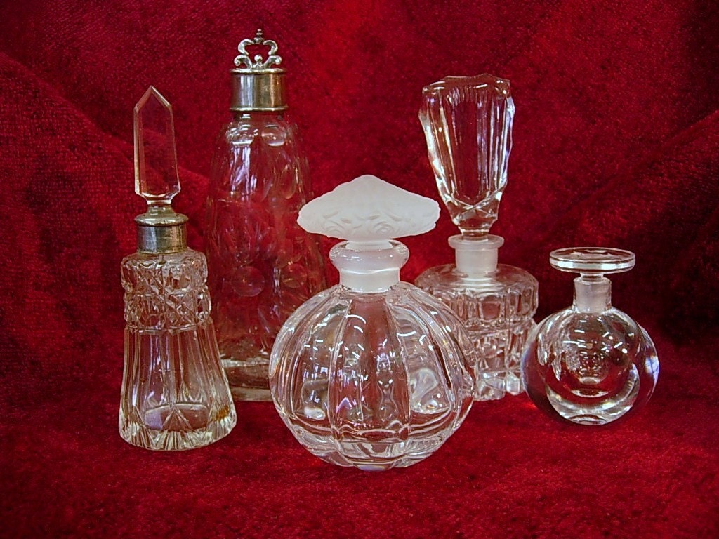 Orrefors Perfume Bottle