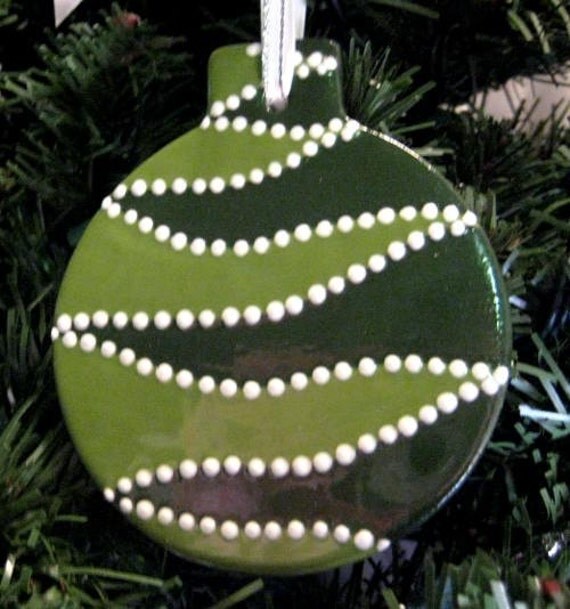 Items similar to Shades of Green Ornament on Etsy
