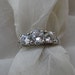 Vintage Sterling Silver CZ Ring
