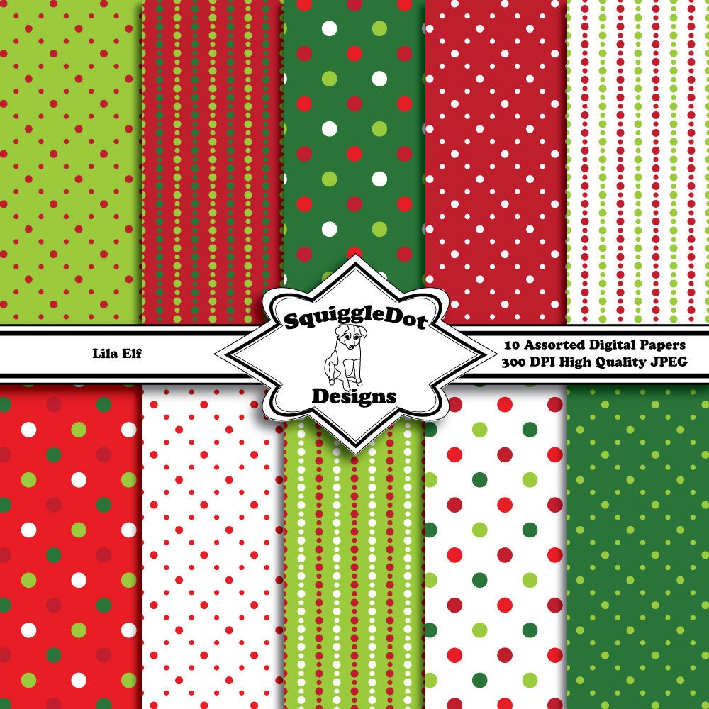 Digital Printable Christmas Paper Paper for Cards Crafts Art