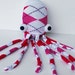 Pink Argyle Socktopus - Sock Animal