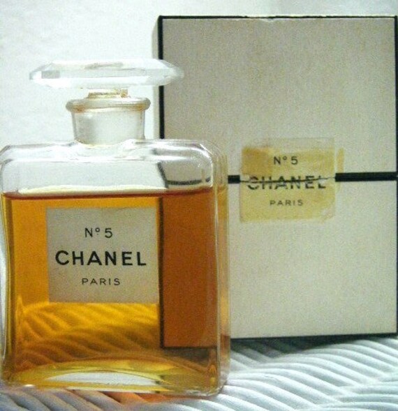 CHANEL NO. 5 Parfum Extrait 1 OZ Vintage 1940s w/ Box