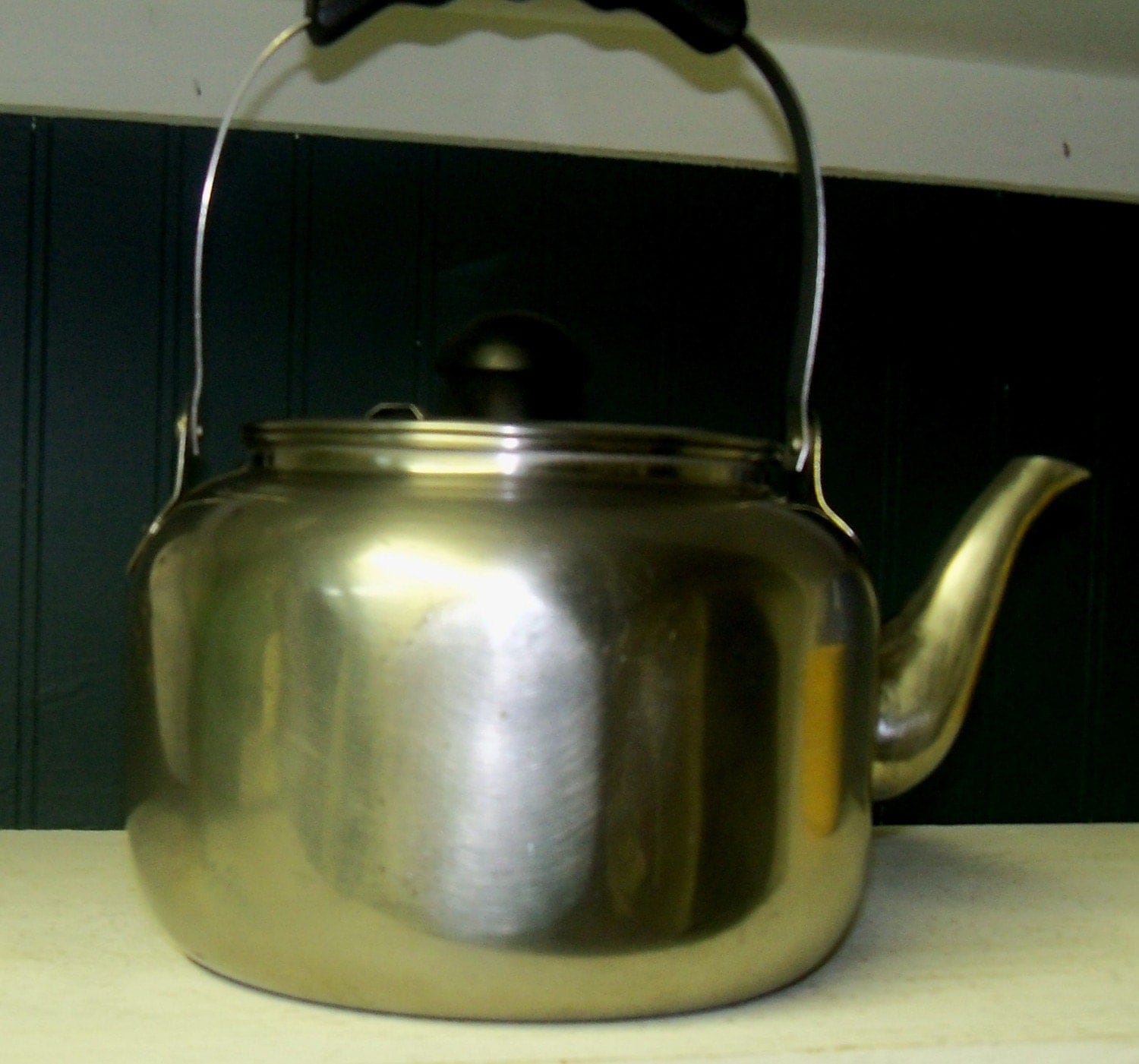 STAINLESS STEEL TEA KETTLE Farber Ware Farberware VINTAGE