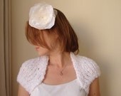 Soft White Knitting  Angel Bridal Shrug Cardigan Free shipping