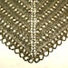 Shawl Hand Knit Lace Shawl Moss Green