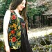 70s Hippie Vest... Floral Tapestry... 1960s 1970s Gypsy... FESTIVAL EXPRESS (one size fits most)