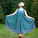 100% Cotton Hippie Dress... Summer Dress... Indian Cotton Sundress... GUATEMALAN DAYDREAM (large)