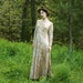 Vintage 1960s Evening Maxi Dress... Metallic Gold And Silver... Hostess Dress... ALL THAT GLIMMERS (s)