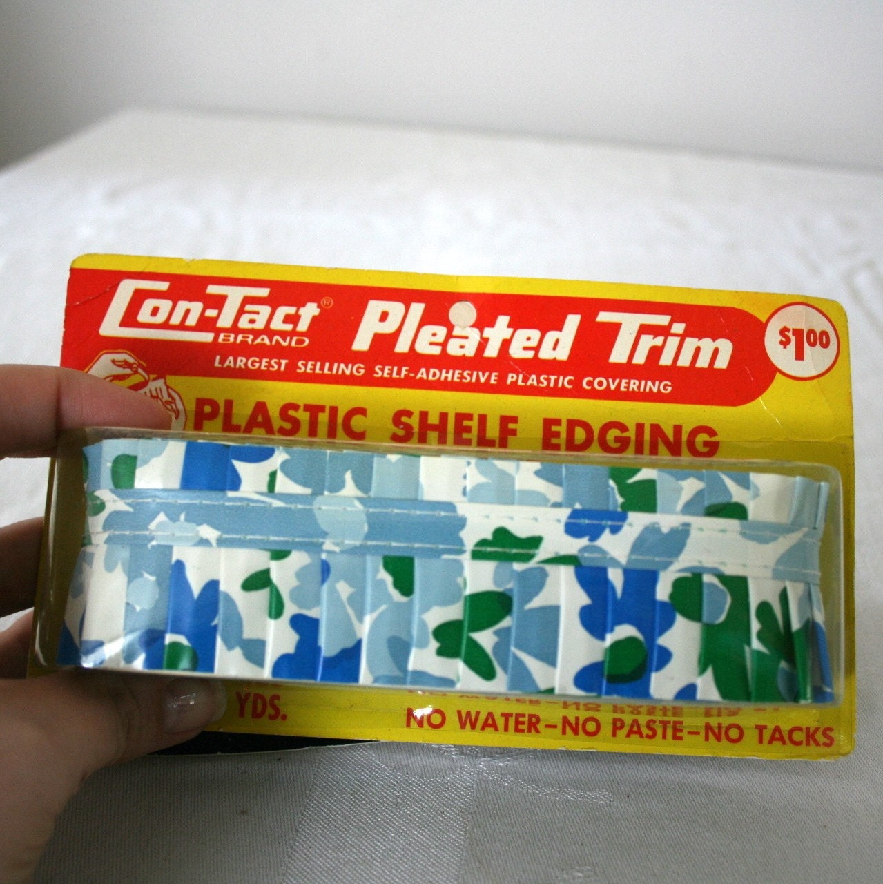 Vintage Pleated Self Adhesive Shelf Edging