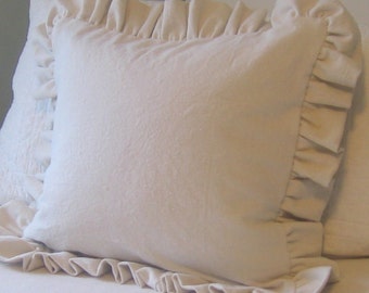 The French Prairie Collection Ruffle Pillow