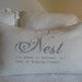 The Gabriella Nest double ruffle pillow
