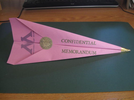 decree 10.00 Ministry of Magic Flying Personalized Interdepartmental Memo decree 10.00 Ministry of Magic Flying Personalized Interdepartmental Memo