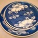Blue Plates/Set of 3 plates Asian/Japan