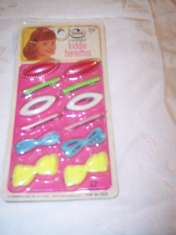 Vintage Goody kiddie barrettes mint in package