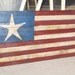 American wood star flag strip americana