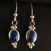Sterling Silver and Lapis Dangle Earrings