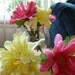 Flower Pens Set of Seven Daisies Zinias Wedding Reseption Party Bridal Shower Favors