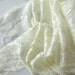 Cobweb felted scarf wedding White pearl
