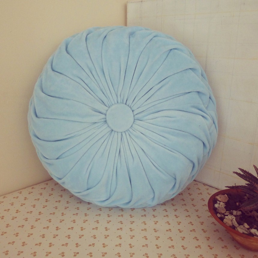 Smocked Round Pillow Tutorial Instructions PDF ebook how