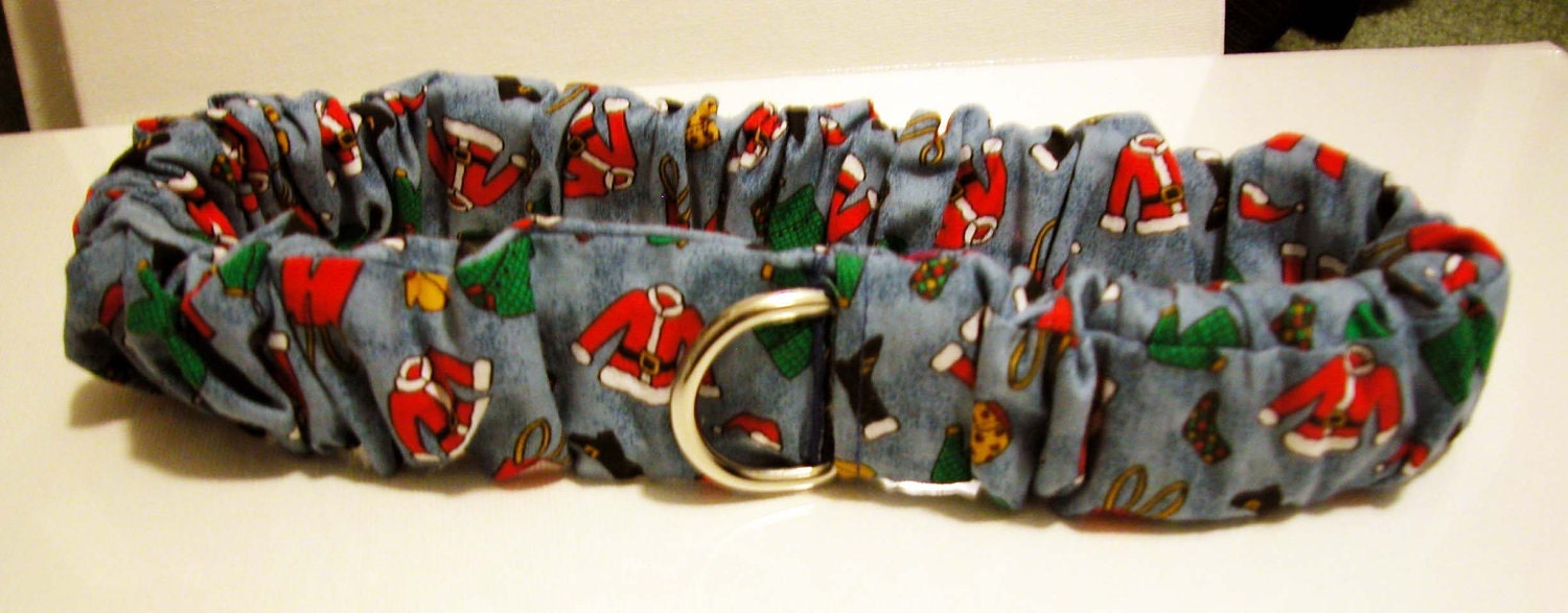 Christmas Holly Dog Collar Cover Sock 3/4 inch ON SALE