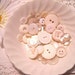 Charming Lot of Vintage Buttons - Set of 50 - Winter White