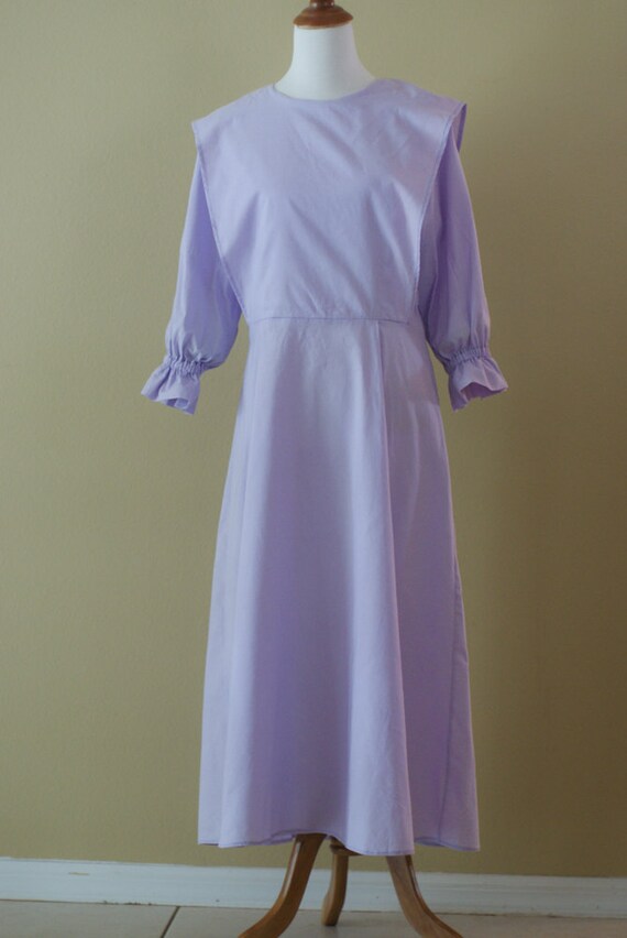 Spring Lilac Cape Dress Plain Modest Mennonite Amish