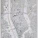Lower Manhattan City Map 1940s Original