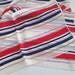 Echo Nautical Stripes Silk Scarf Oblong Vintage Hand Rolled