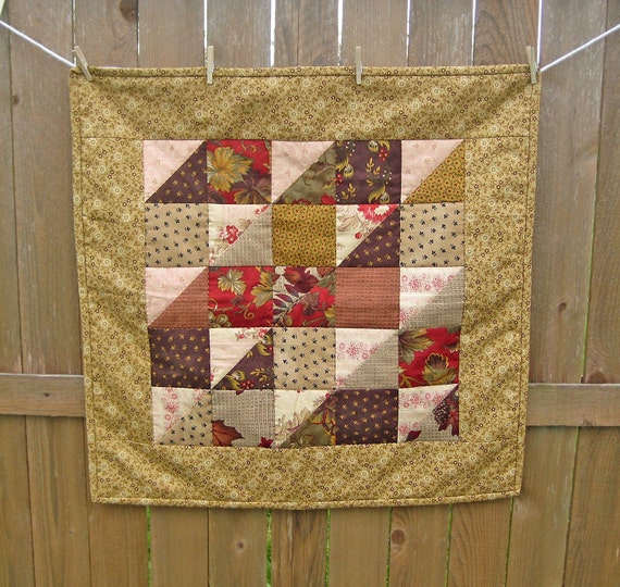 Hand Quilted Table Runner by thecrafterscove on Etsy