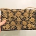 vintage. 1960s Velvet Black Clutch