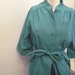 RESERVED for Arianne ///// vintage. 60s Leslie Fay Green Jacket Blouse